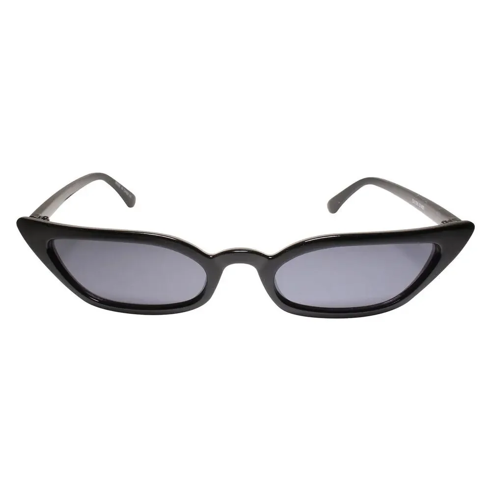 Vintage Rockabilly 90s Cat Eye Black Sunglasses